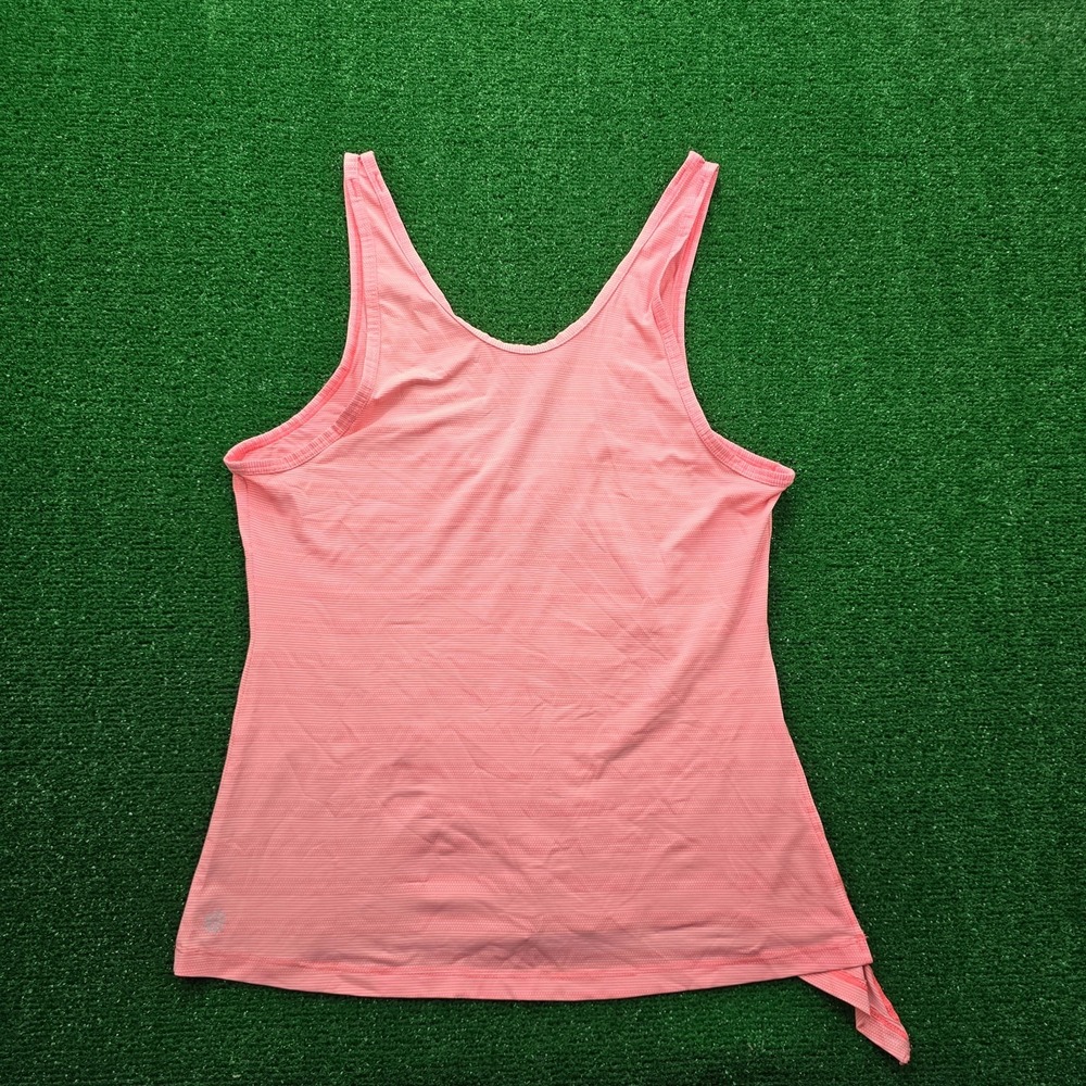 Athleta Fast Track Athletic Tank Top‎ Womens Small Coral Pink Workout Running